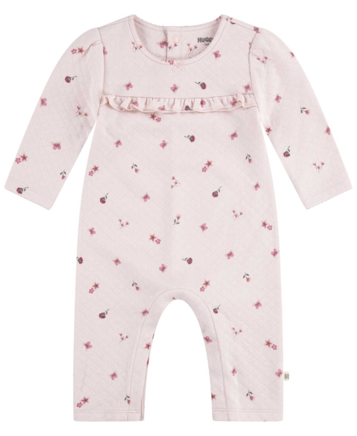 Huggies Baby Girls Quilted Coverall- Huggies Lotus