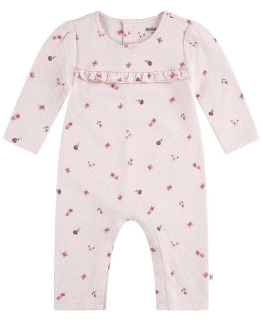 Huggies Baby Girls Quilted Coverall- Huggies Lotus