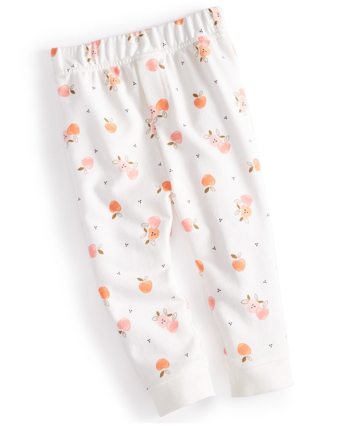 First Impressions Baby Girls Mini-Apple-Print French Terry Pants