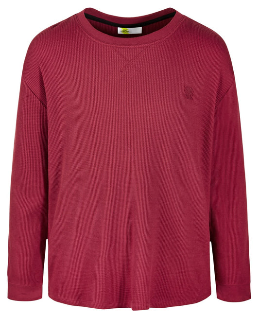 Epic Threads Boys Embroidered Thermal Waffle-Knit Long-Sleeve T-Shirt