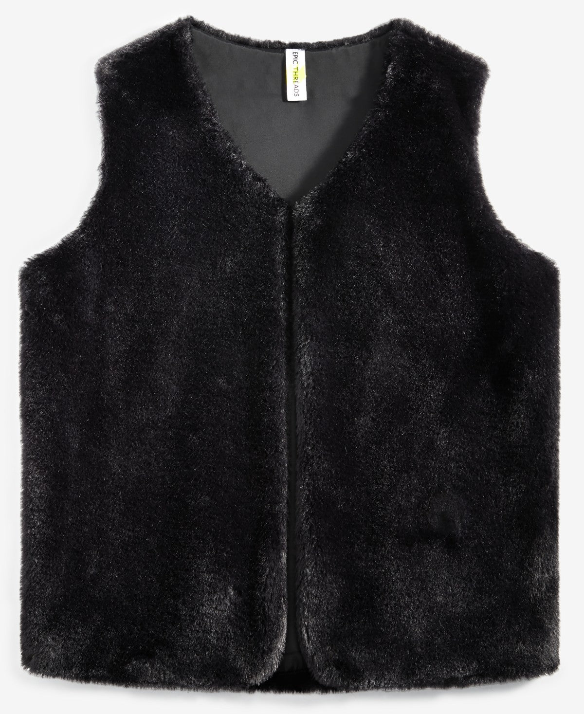 Epic Threads Little & Big Girls Faux-Fur V-Neck Vest