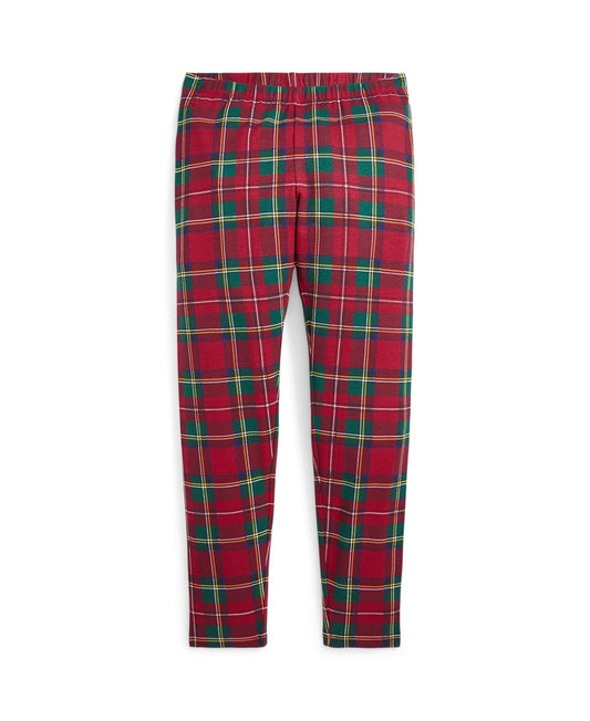 Polo Ralph Lauren Girls Plaid Stretch Jersey Legging Pant