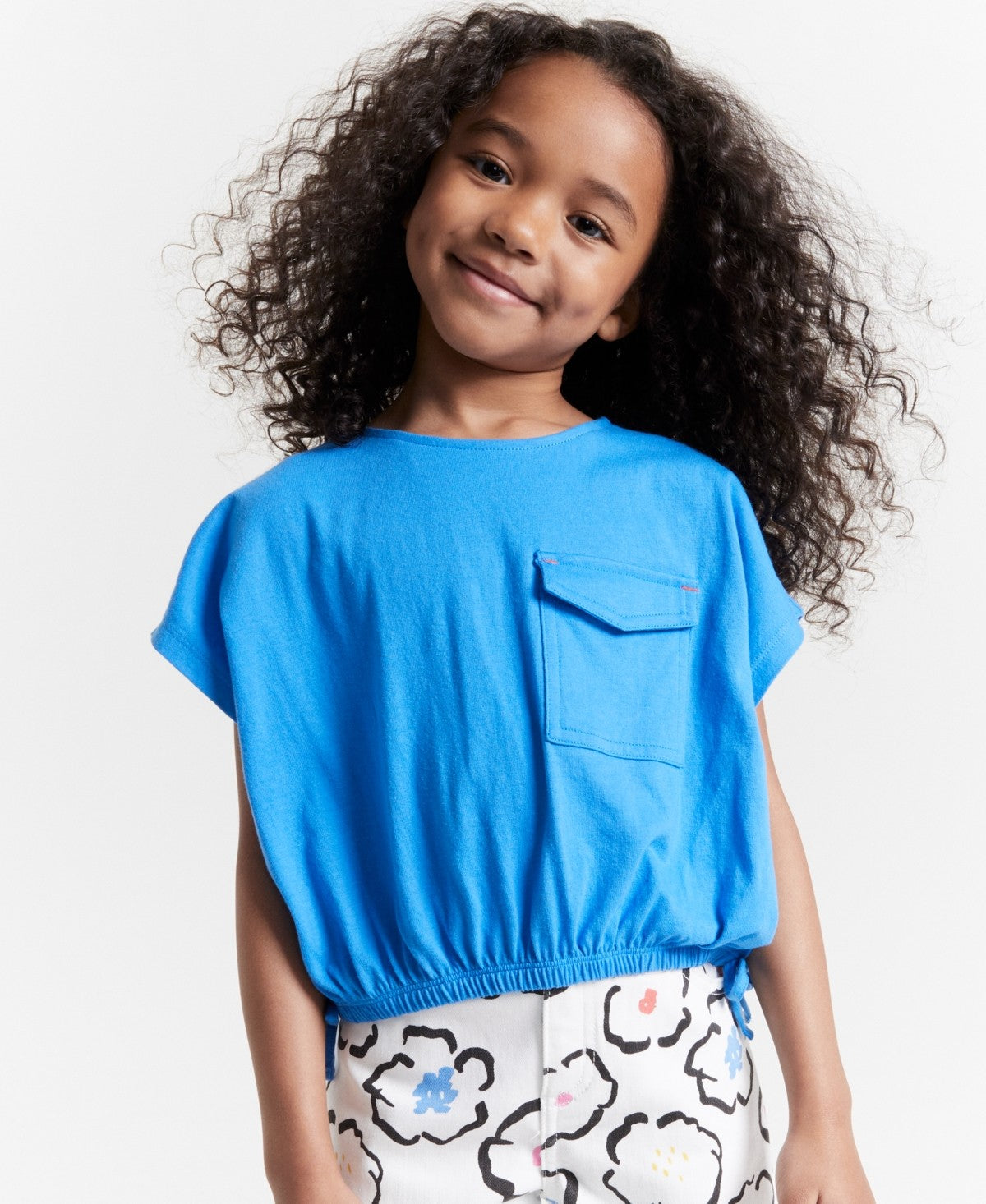 Epic Threads Girls Side-Tie Top- Campanula
