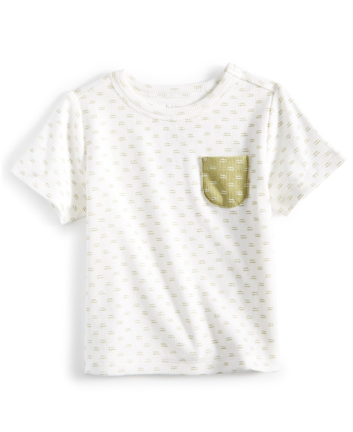 First Impressions Baby Boy Broken Stripe Patterned Top