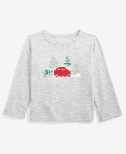 First Impressions Baby Boys Printed Long-Sleeve T-Shirt