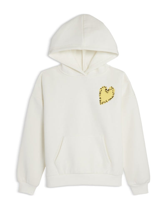 Aqua Girls' Heart Patch Hoodie