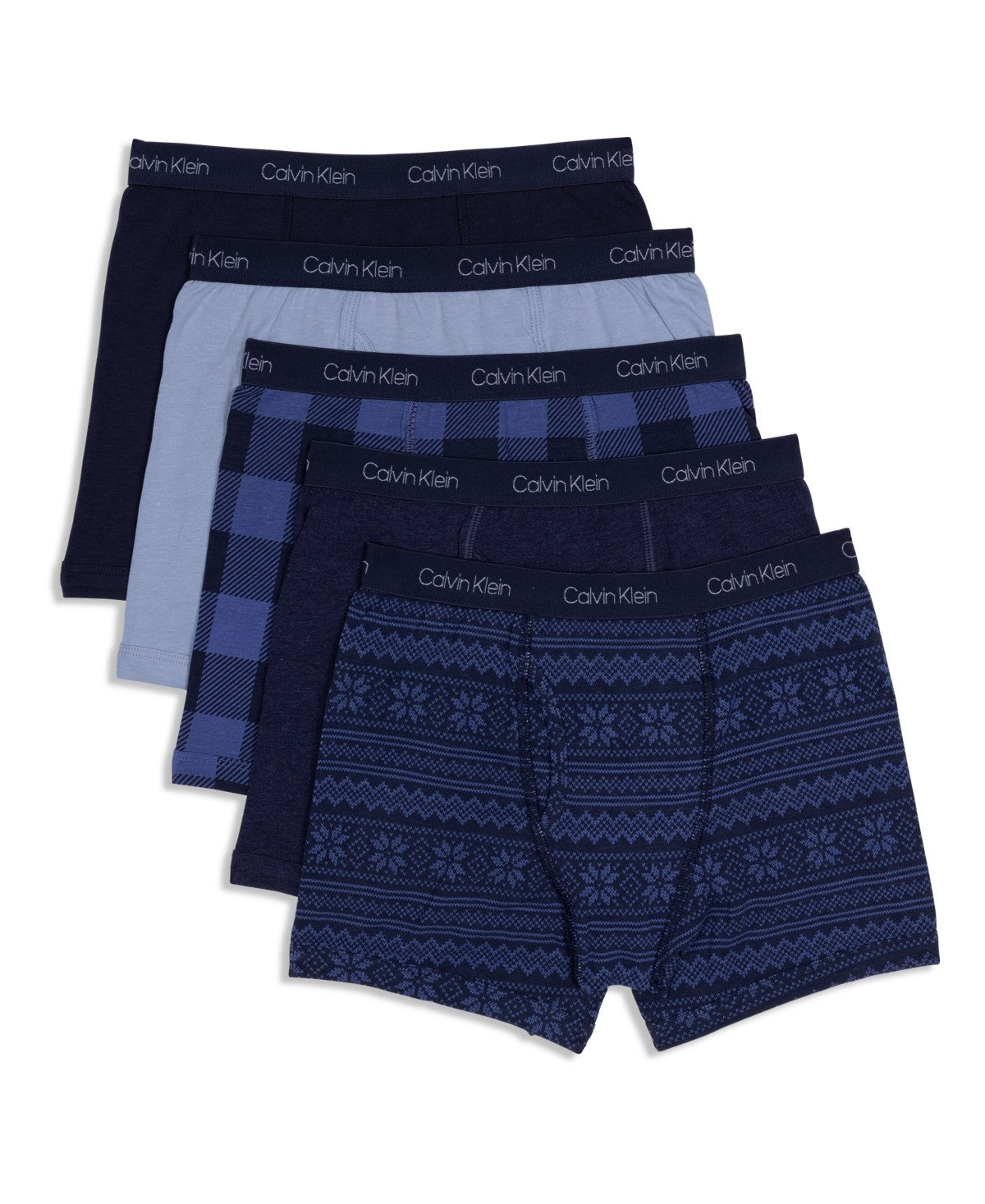 Calvin Klein Boys' Stretch Boxer Brief, 5-Pack
