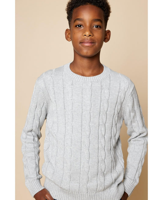 B By Brooks Brothers Big Boys Cable Sweater