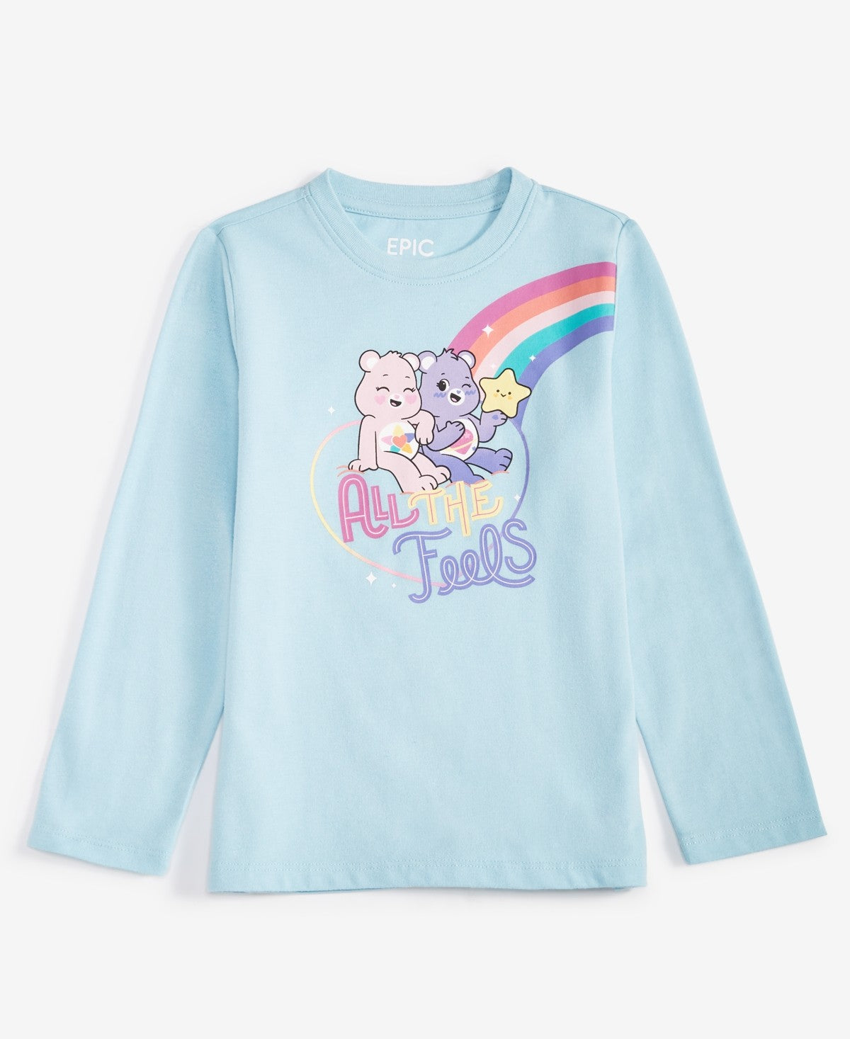 Epic Threads Toddler Girls All the Feels Care Bears Graphic Long-Sleeve T-Shirt