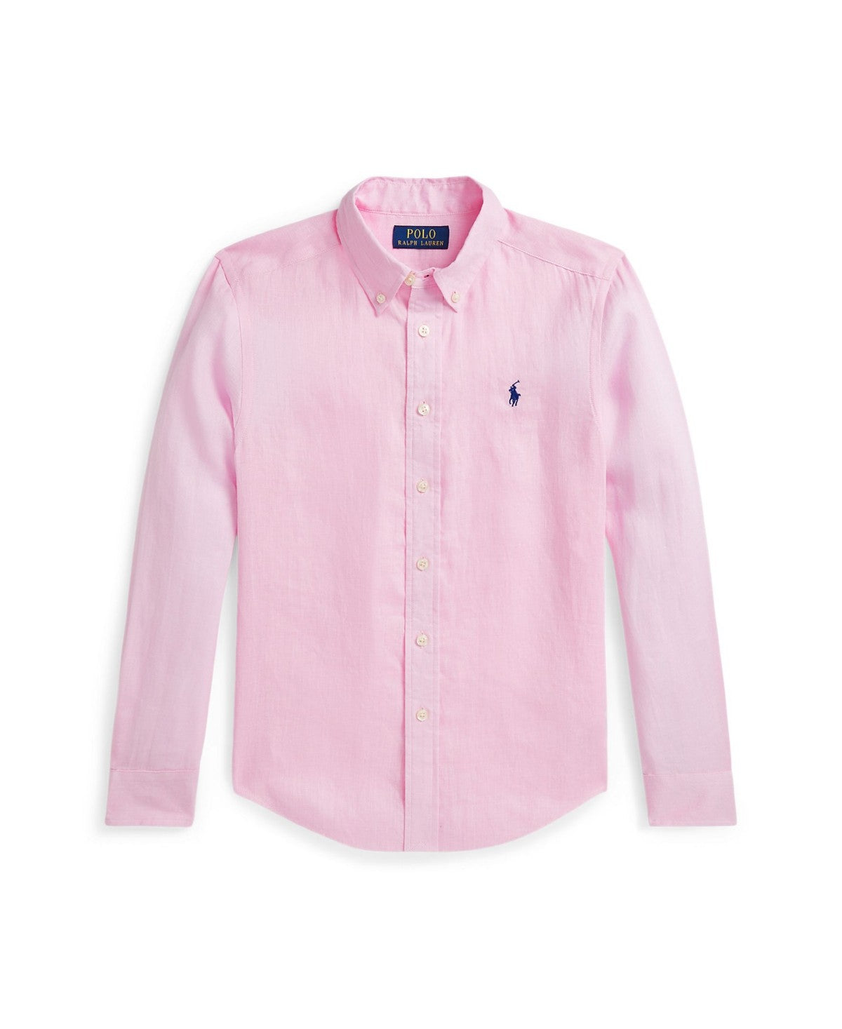 Polo Ralph Lauren Big Boys Linen Shirt - Caramel Pink $59.50 online