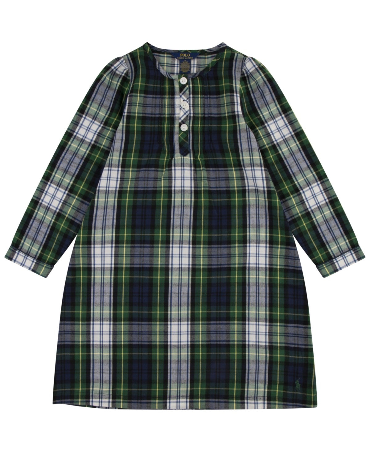 Polo Ralph Lauren Toddler Girls Pintuck Nightgown Pajama