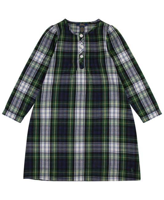 Polo Ralph Lauren Toddler Girls Pintuck Nightgown Pajama
