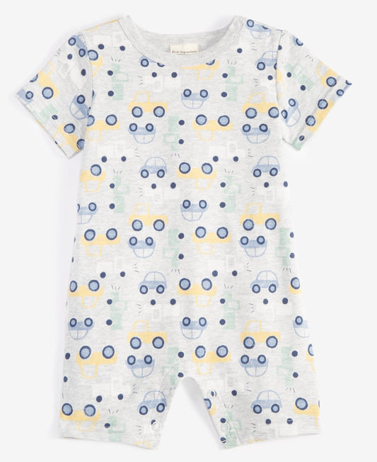First Impressions Baby Boys Traffic Jam Sunsuit