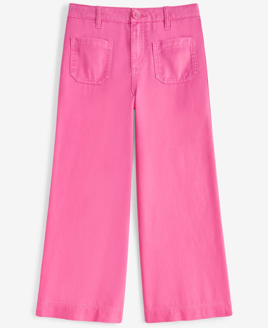 Epic Threads Big Girls Twill Patch-Pocket Wide-Leg Pants