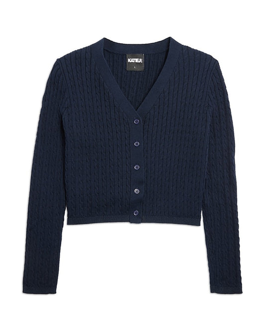 KatieJnyc Girls' Rory V Neck Cardigan