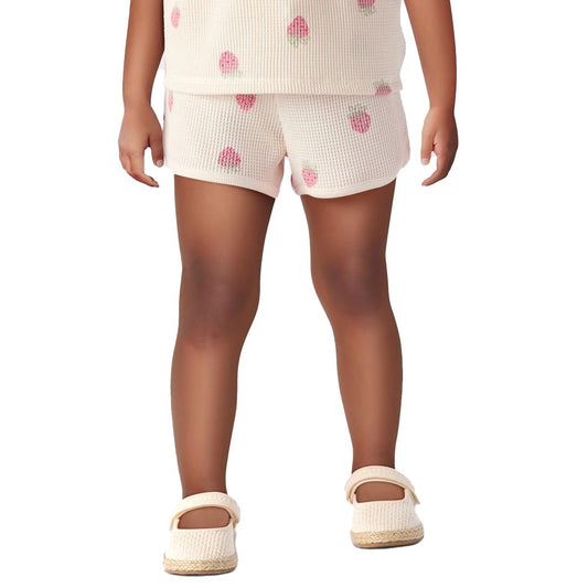 Carter's Toddler Girls Strawberry-Print Thermal Shorts