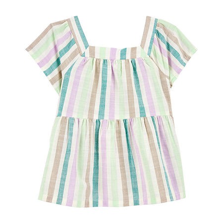 Carter's Toddler Girls Striped Short-Sleeve Fashion Top