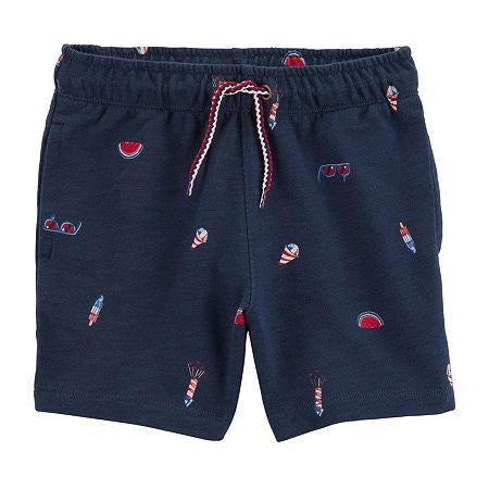 Carter's Toddler Boys Cotton 4th Of July Pull-On Shorts