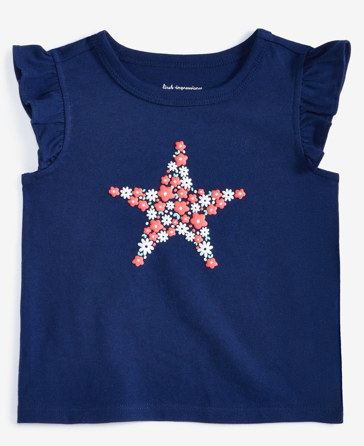 First Impressions Baby Girls Mix and Match Flower Star Graphic T-Shirt