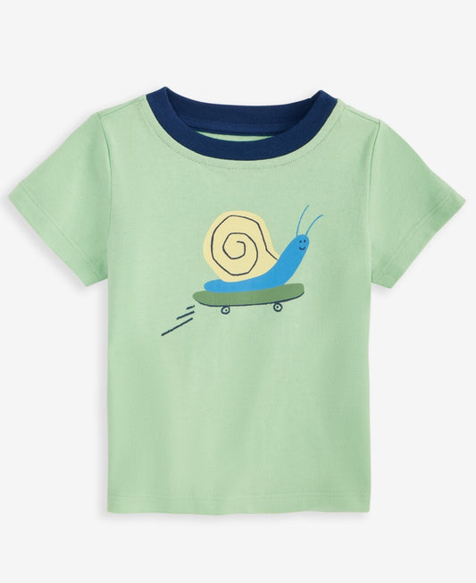 First Impressions Baby Boys Skate Snail Graphic Cotton T-Shirt
