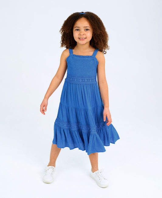 Rare Editions Toddler Girls Crochet Gauze Sundress
