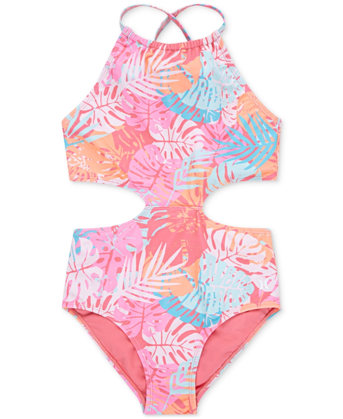 Hurley Big Girls Halter Monokini Swimsuit
