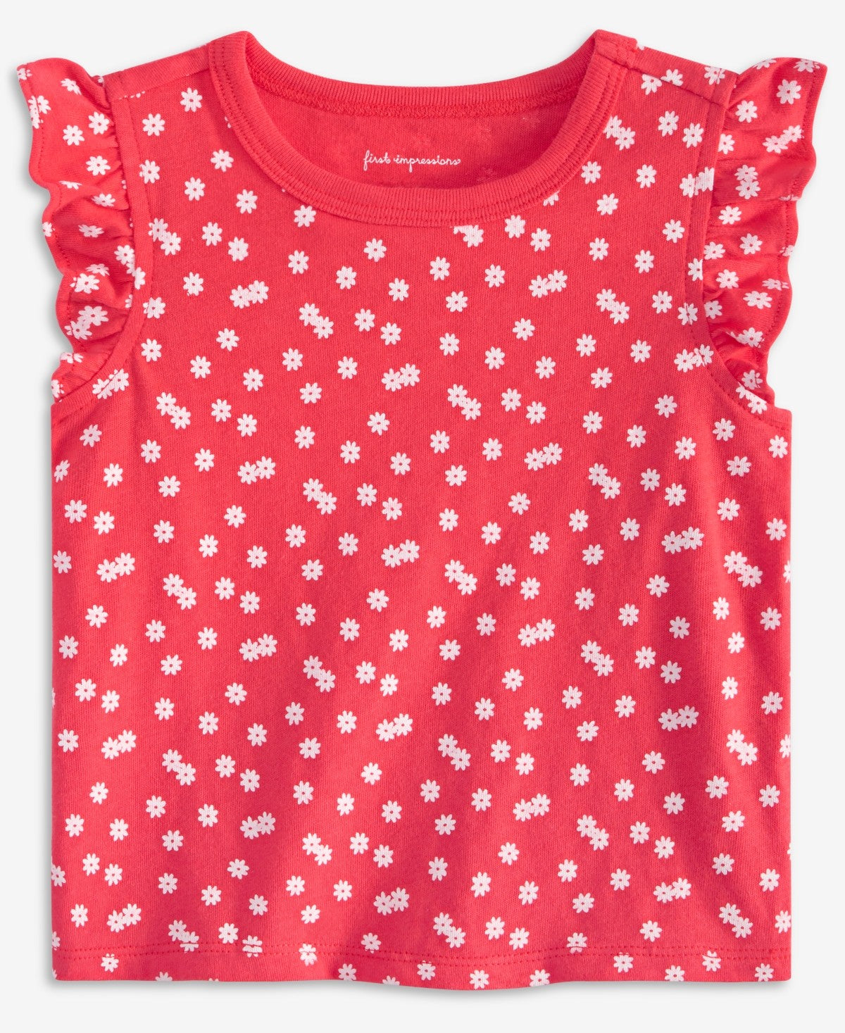 First Impressions Baby Girls Mix and Match Daisy Dot-Print T-Shirt