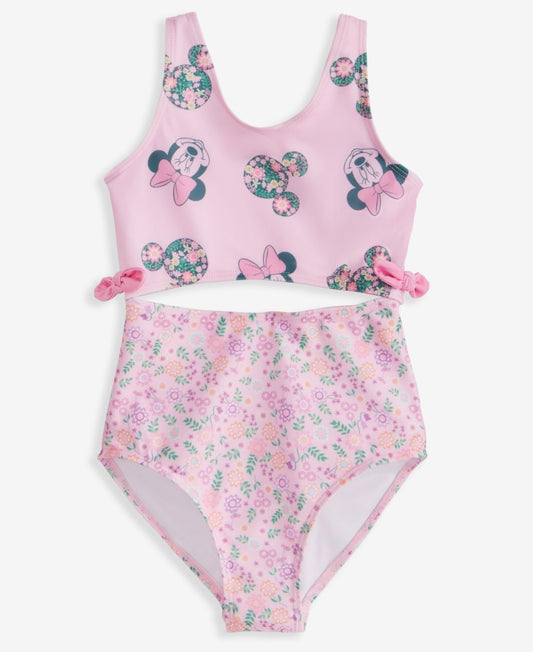 Minnie Mouse Little Girls Minnie Mouse One-Piece Swimsuit
