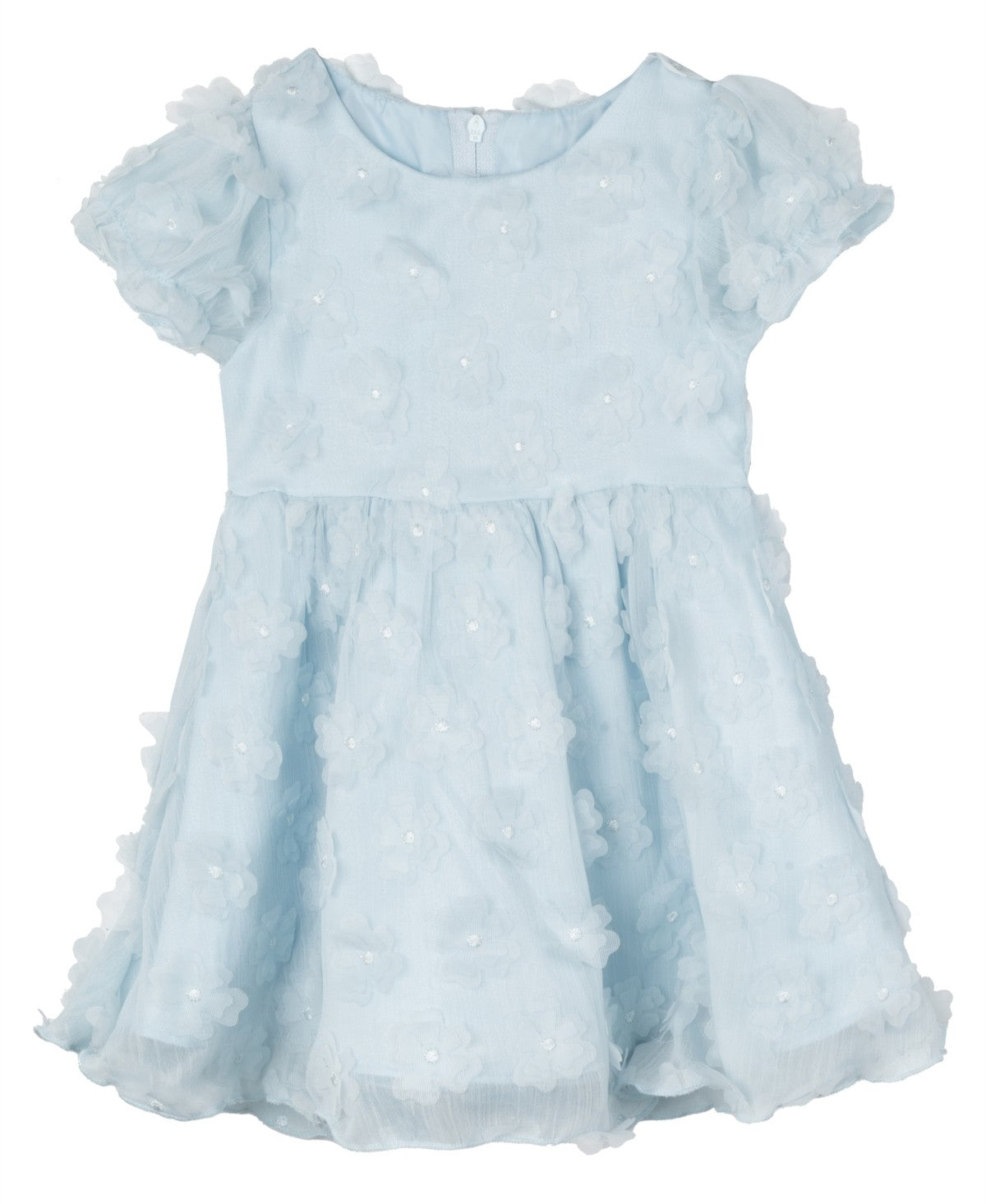 Rare Editions Baby Girls 3D Flower Chiffon Social Dress