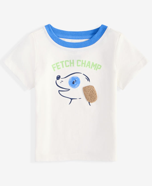 First Impressions Baby Boys Fetch Champ Graphic T-Shirt