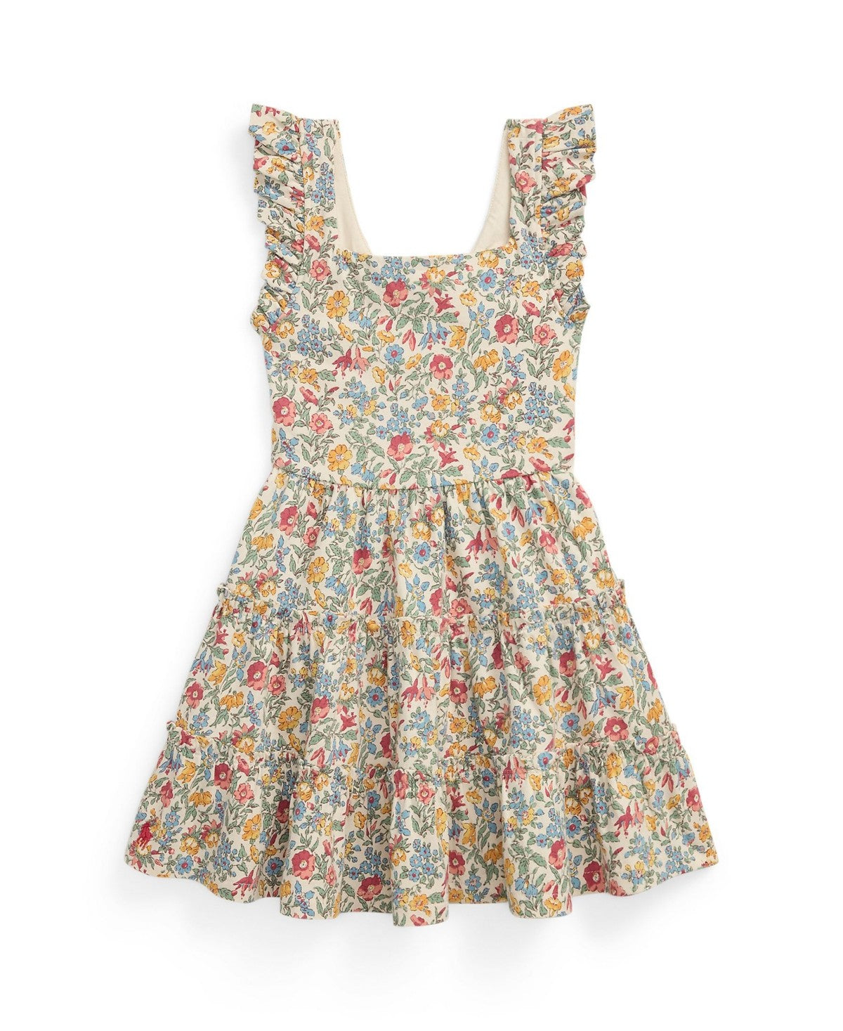 Polo Ralph Lauren Toddler Girls Floral Ruffled Dress