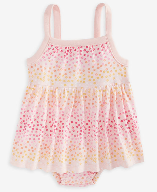 First Impressions Baby Girls Gradient Floral-Print Sunsuit