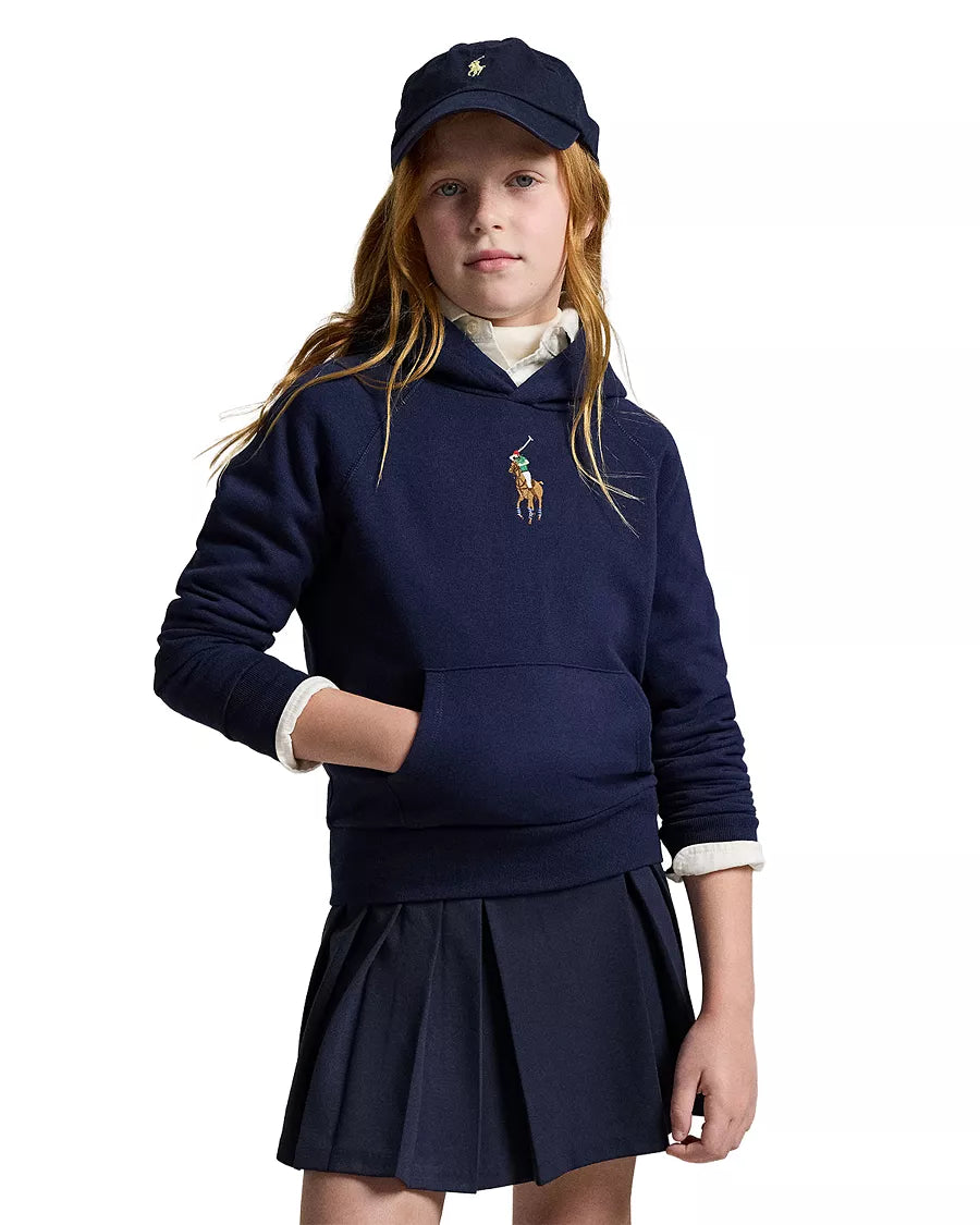 Polo Ralph Lauren Girls' Big Pony Fleece Hoodie