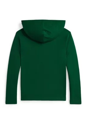 Polo Ralph Lauren Boys Polo Bear Cotton Hooded Tee