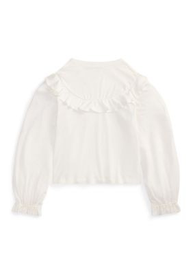 Polo Ralph Lauren Girls Ruffled-Modal Top
