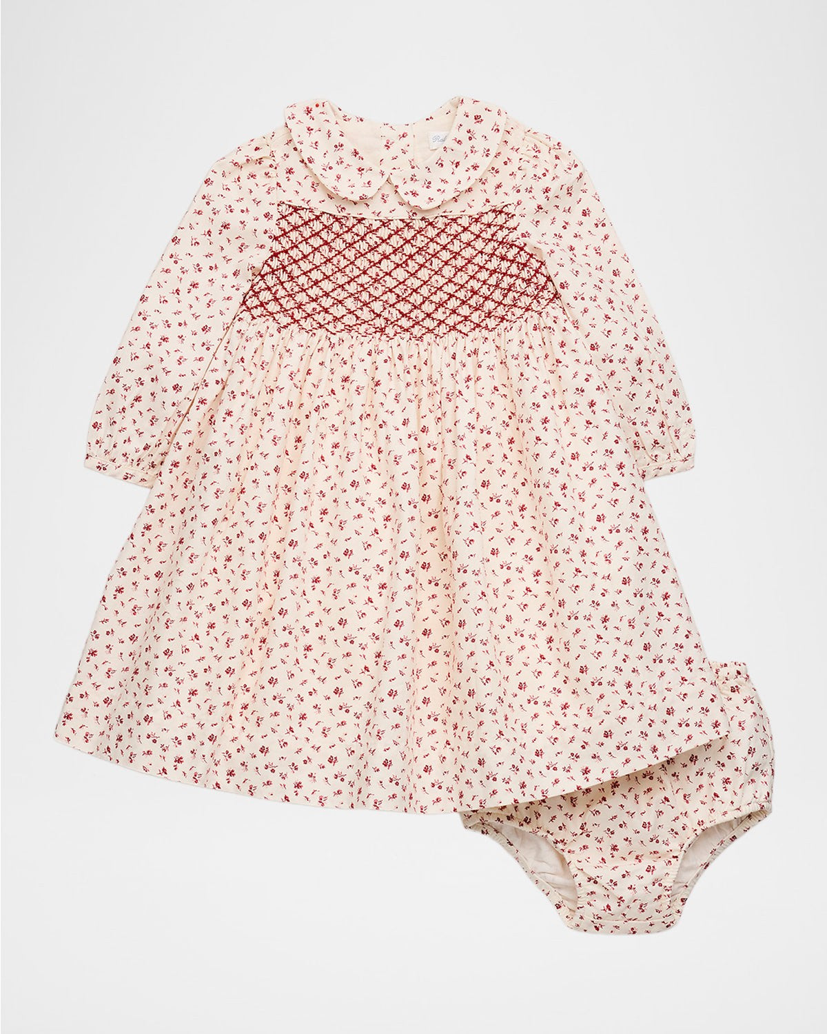 Polo Ralph Lauren Girl's Floral Cotton Twill Dress & Bloomer