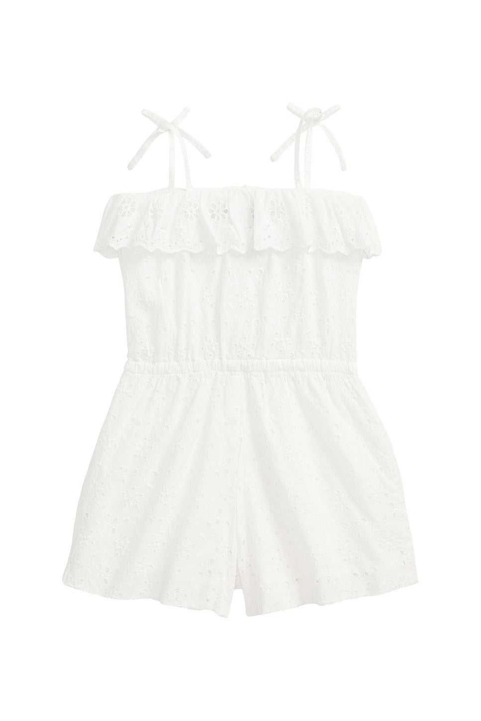 Polo Ralph Lauren Kids Sleeveless Eyelet Romper