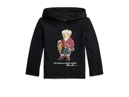 Polo Ralph Lauren Boys Polo Bear Cotton Hooded Tee