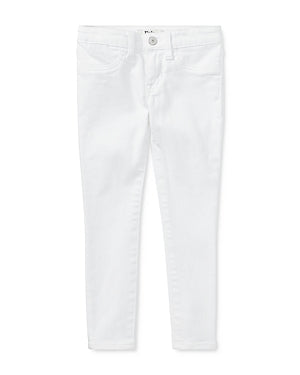 Polo Ralph Lauren Girls Aubrie Denim Leggings - White