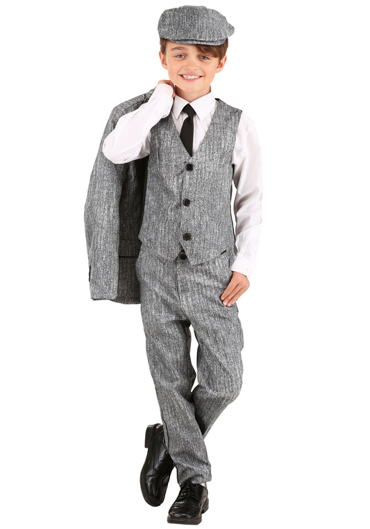 Suitmeister Big Boys 4-Piece 20's Gangster Suit Set