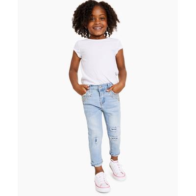 Epic Threads Toddler Girls Short Sleeve Solid Basic Tee