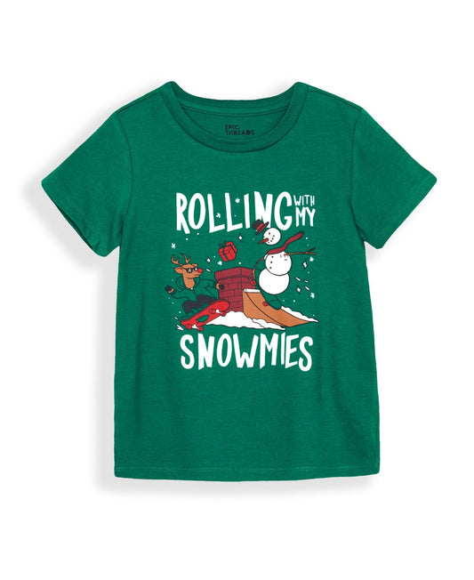 Epic Threads Boys Short Sleeve Text with Graphic T-shirt