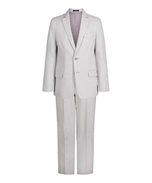 Nautica Big Boys Pindot 2 Piece Suit Set - Gray