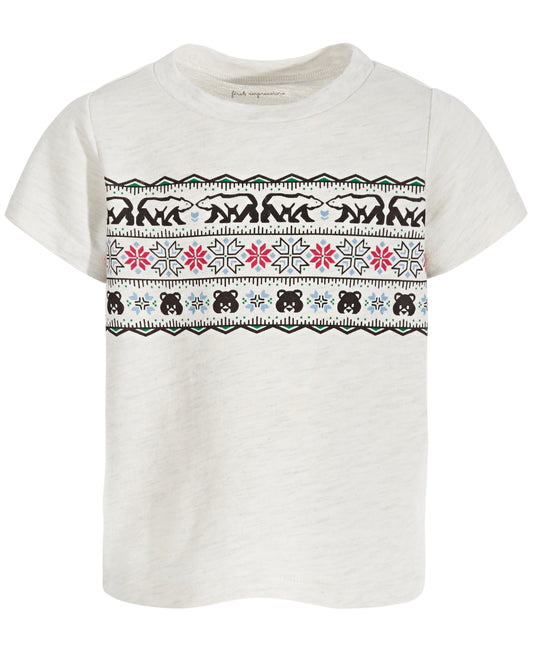 First Impressions Toddler Boys Fair Isle Stripe T-Shirt