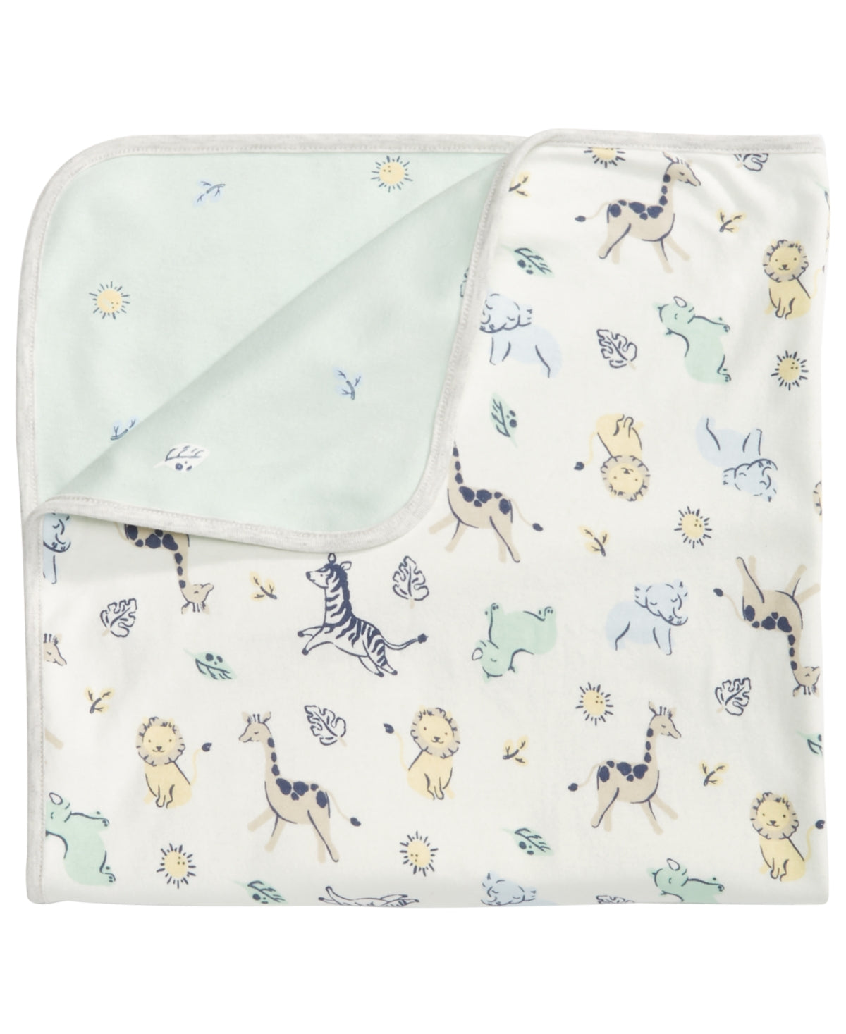 First Impressions Baby Boys Cotton Safari Blanket