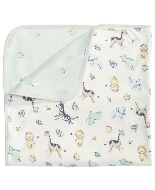 First Impressions Baby Boys Cotton Safari Blanket