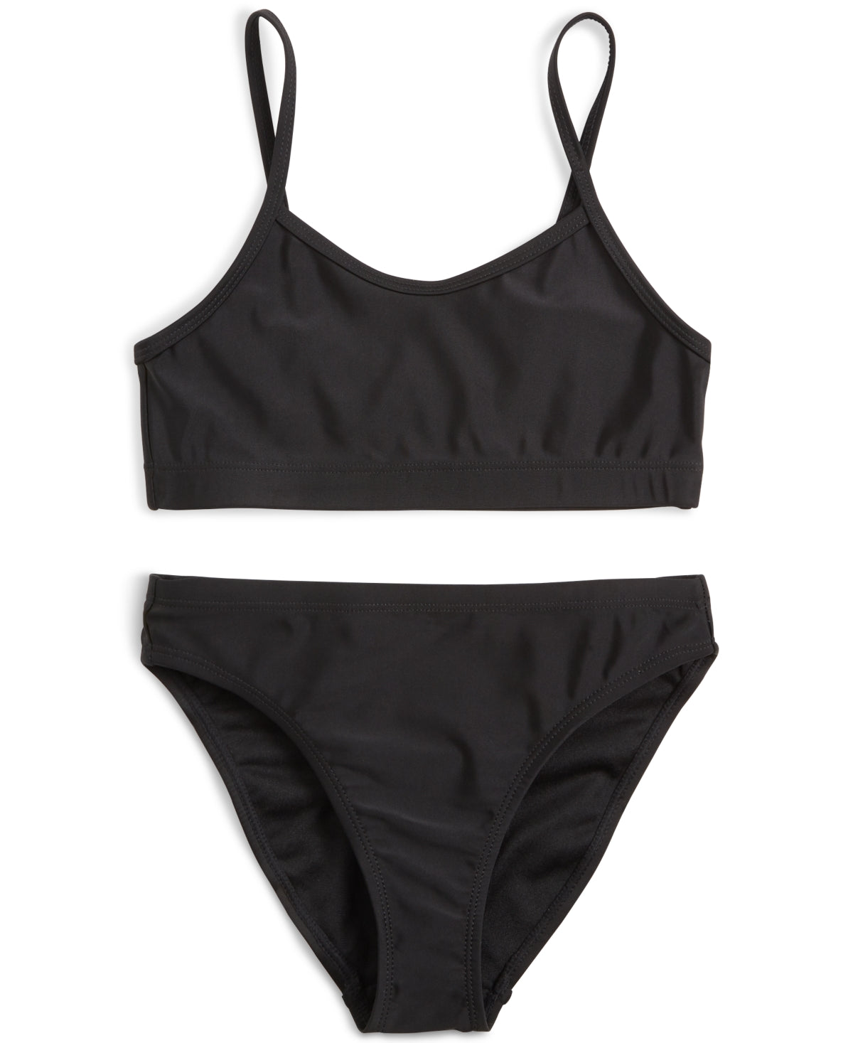 ID Ideology Big Girls Solid Bikini Top ONLY
