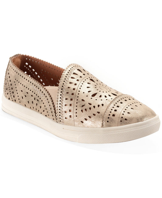 Sun + Stone Girls Slip on Sneakers - Champange