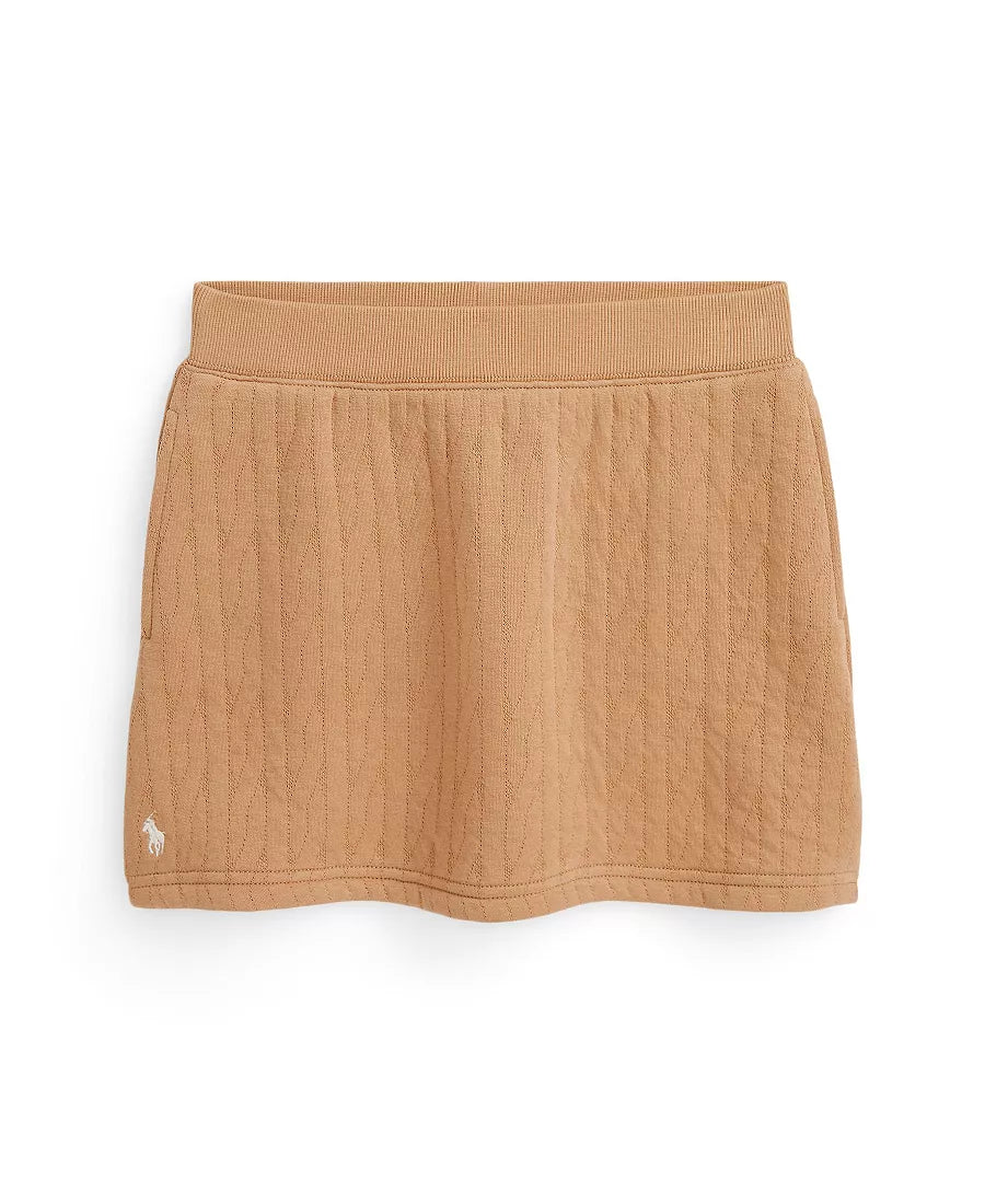 Polo Ralph Lauren Girls' Quilted Cable-Motif Skirt