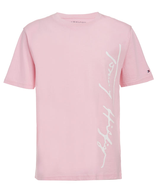 Tommy Hilfiger Big Boys Script Short Sleeve T-shirt